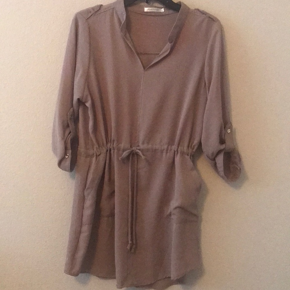 Tan dress